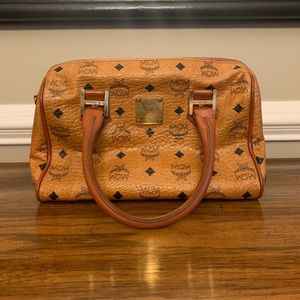 MCM Boston Leather Vintage Handbag